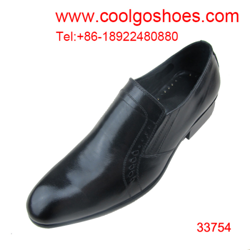 Shining Waxed Calfskin High Quality Dress Men Shoes, High Quality