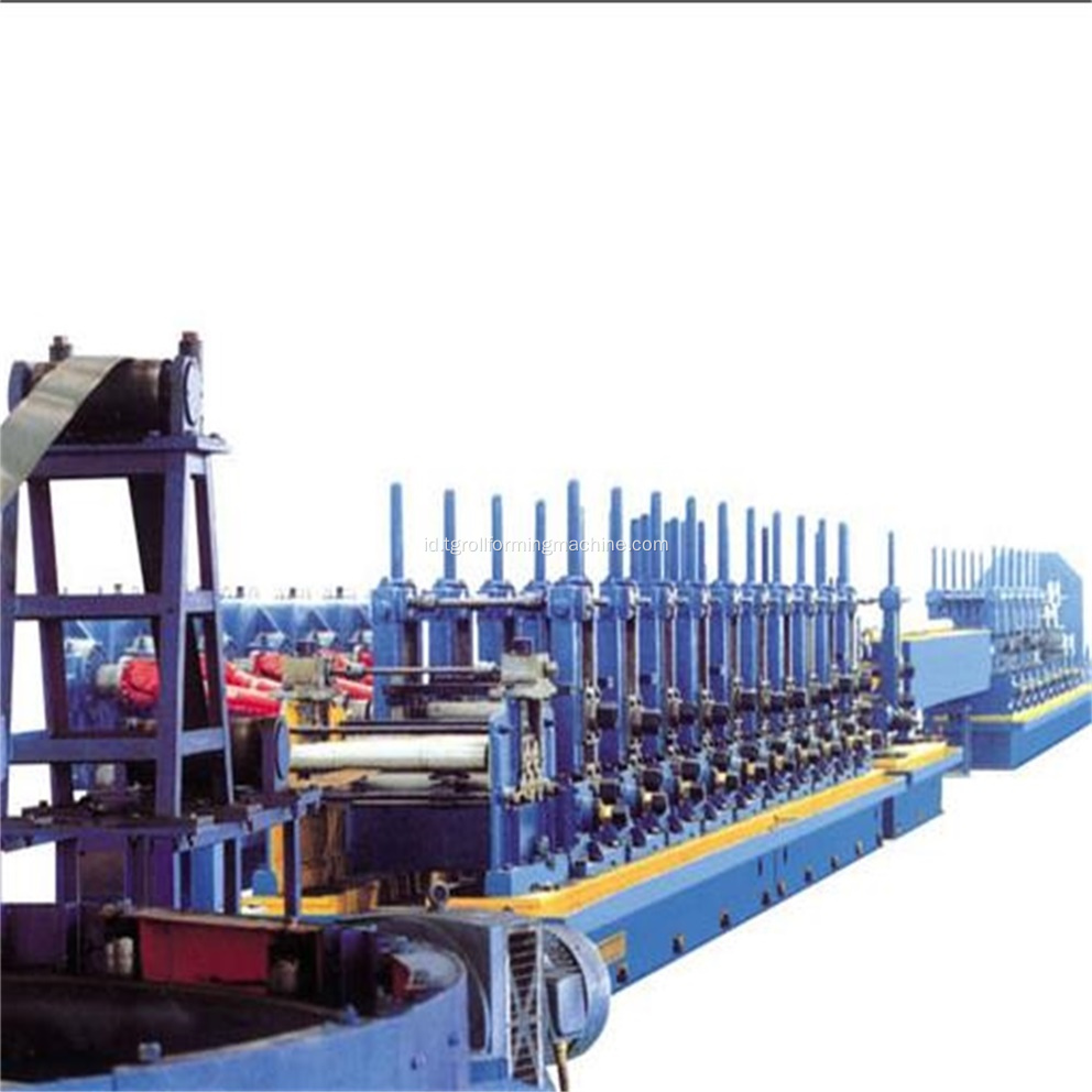 Lurus Seam Frekuensi Tinggi ERW Pipe Mill / Tube Mill