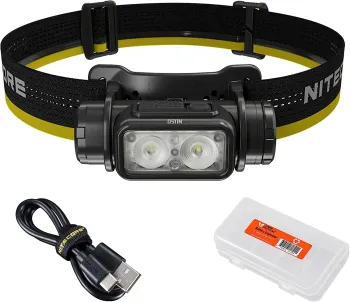 NITECORE NU50: 1400 Lumen USB Type-C Rechargeable Headlamp with Red Light