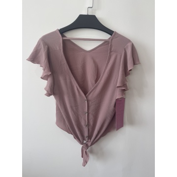 Women woven tops and blouses