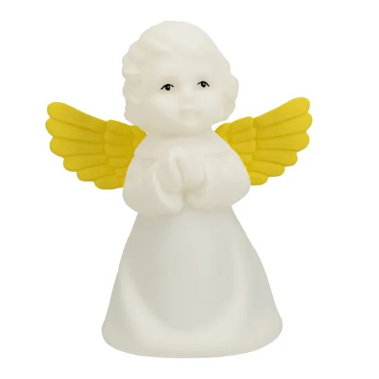 High-Quality Gifts: RGB Pat Control Rechargeable Angel Silicone Night Light