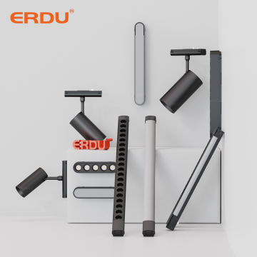 ERDU 48V 35mm Ultra Thin Ceiling Track Lamp Rail Lighting System