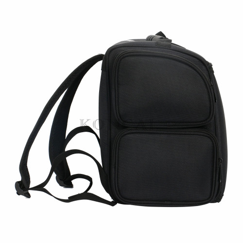 Black small portable shoulder nylon beauty cosmetic bag and box makeup kit