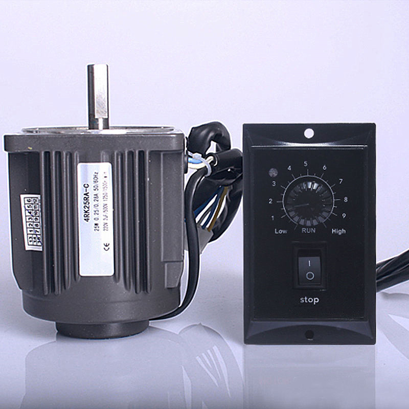 15W 25W optical axis geared ac motor,single-phase 220V speed control gear motor,1250rpm High speed motor with Controller,J18276