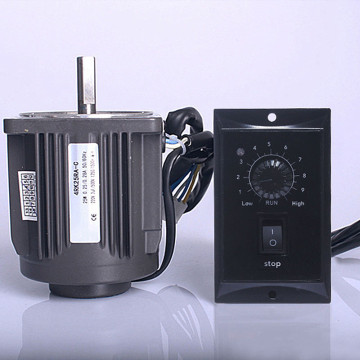 15W 25W optical axis geared ac motor,single-phase 220V speed control gear motor,1250rpm High speed motor with Controller,J18276