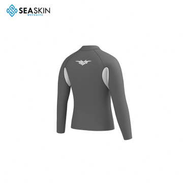 Seaskin 2mm Jacket แขนยาว Neoprene Custom Print Wetsuits Tops