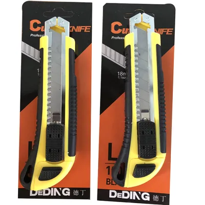 Cheap art utility knife box cutter knife 18mm