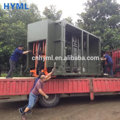 Mobile Telecommunication Base Station with Hydraulic Lifting Device