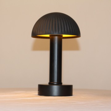 Retro metal mushroom table lamps