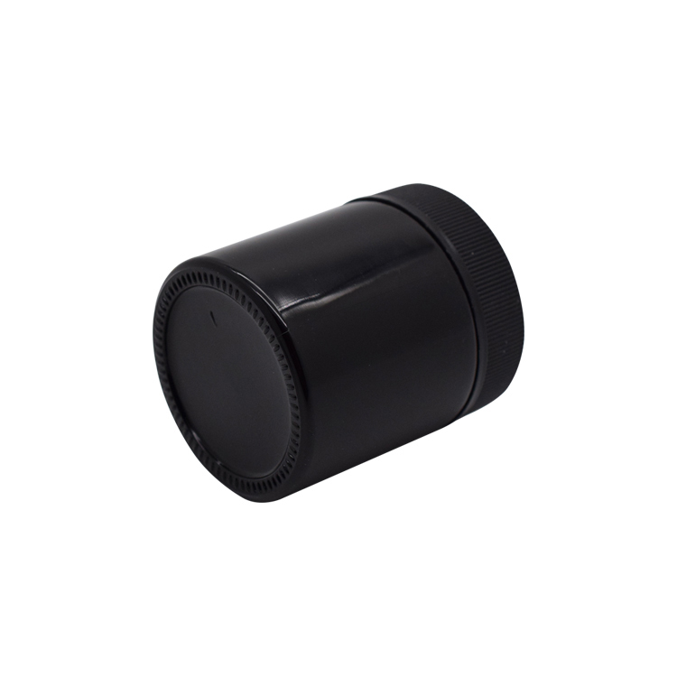 Personalized black glass storage jar provider