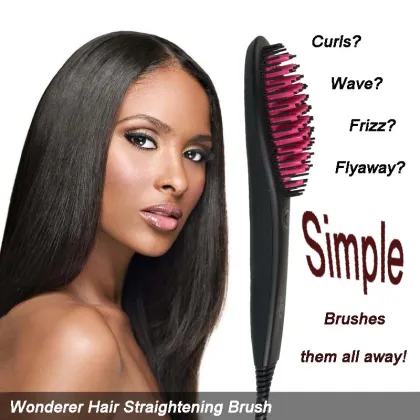 The Brush Which Can Straighten Hair