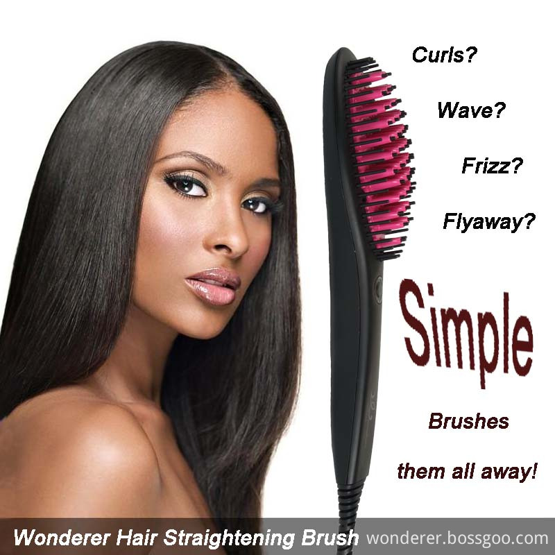 Wonderer Straightener Hair Brush