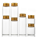 37mm Glass Food Storage Bottle with Aluminum Cap