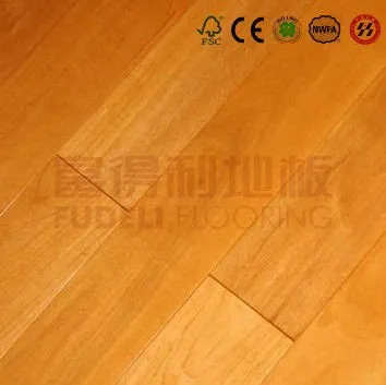 Golden teak flooring