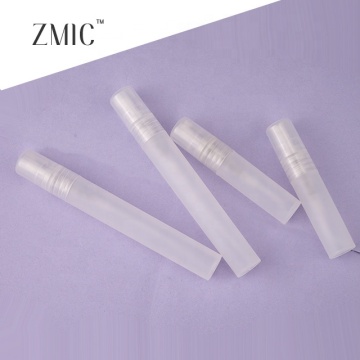Frosted Round-Shaped Perfume Pencil Bottles - 5ml, 8ml, 10ml with Packaging