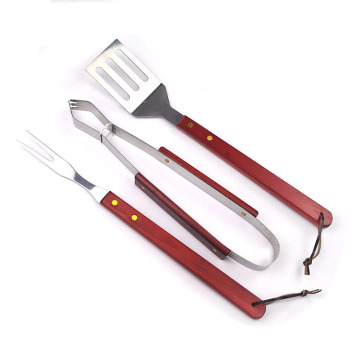 3pc stainless steel bbq tools set