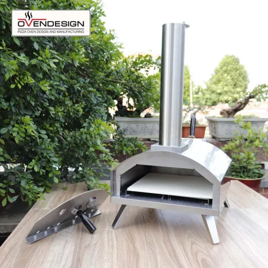 13 Inch Low Price Stainless Steel Tabletop Pizza Wood For Oven Countertop Fire Wood Pizza Ovens Pizza Maker