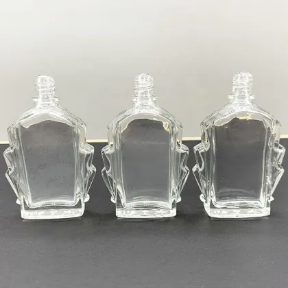 Clear 10ml Safflower Oil Glass Bottle with Screw Cap