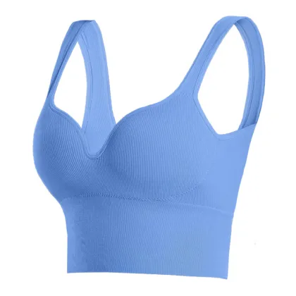 Seamless Push-Up Bralette - Wireless Sports Bra