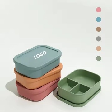 Eco-Friendly Silicone Bento Lunch Box for Kids