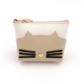 Lovely cat style PU cion purse