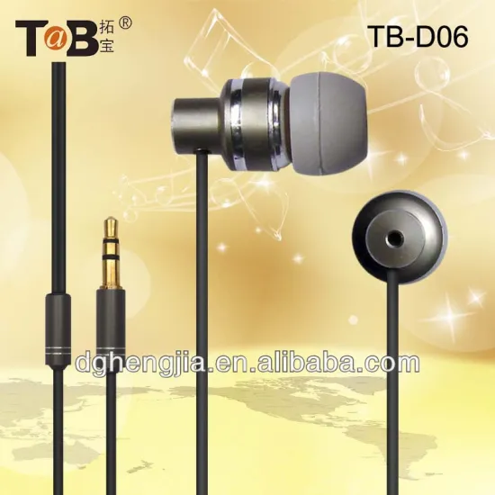 2015 new style china factory manufacturer mp3 mp4 pc laptop stereo promotion metal earphones earbuds