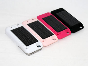 Pink / Rosiness / Black 2400mah 5v/0.5a Iphone 4 Extender Battery Case With Usb Charging