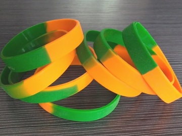 Promotional Silicone Wriststrap with Company's Logo