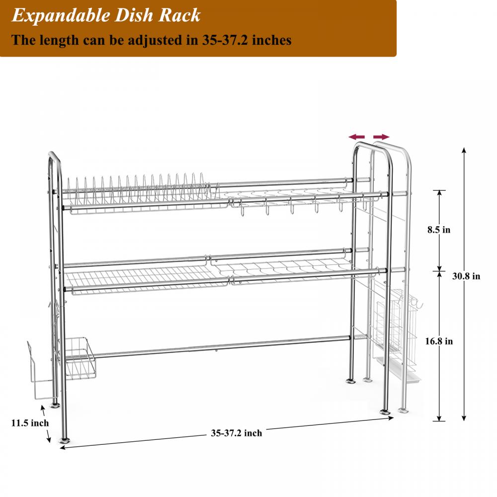 Dish Rack Stainless Steel