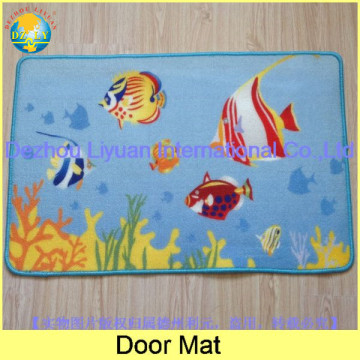 custom colorful digital printed level pile floor mat baby play mat
