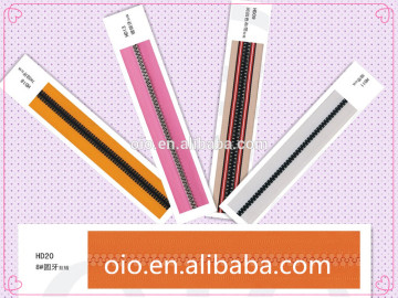 2015 Wholesale High quality & Reflective Zipper For bag & garment