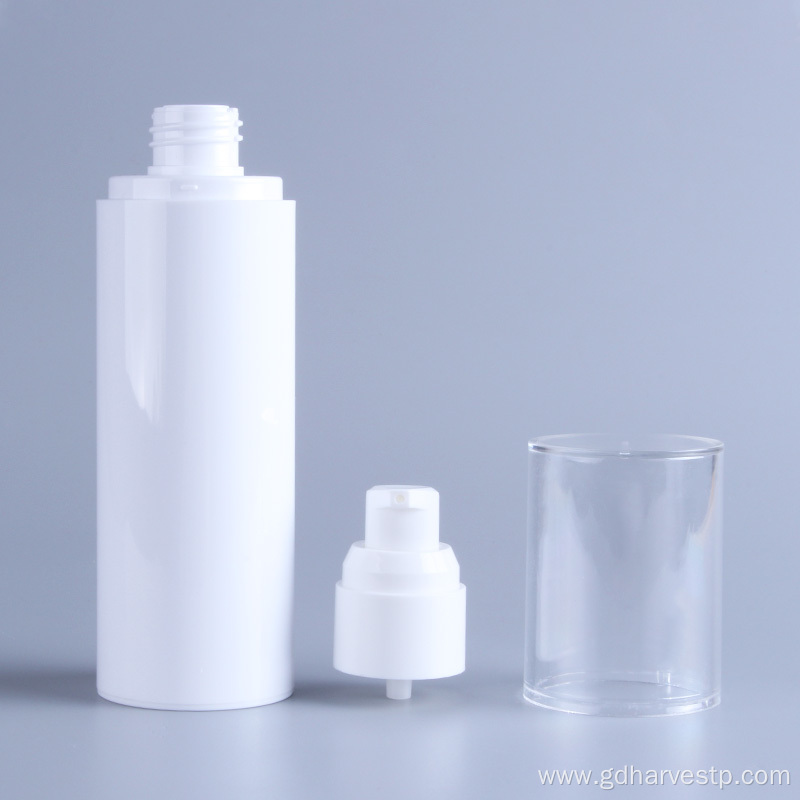 Plastic Transparent 100ml Airless Pump Serum Bottle