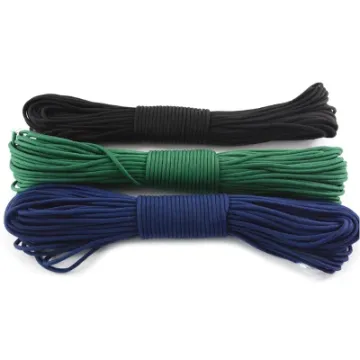 100FT 7 Inner Cores 550lbs Polyester 4mm Paracord Wholesale
