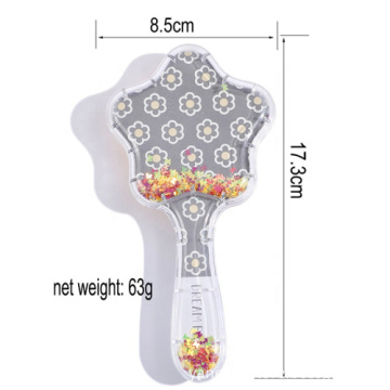 Transparent Cartoon Hair Comb for Smooth Hair and Skin Massage