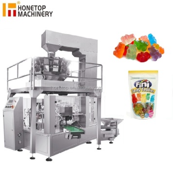 Automatic Rotary Dry Spice Powder Packing Machine for Salt Powder - 8-15 Pcs Capacity
