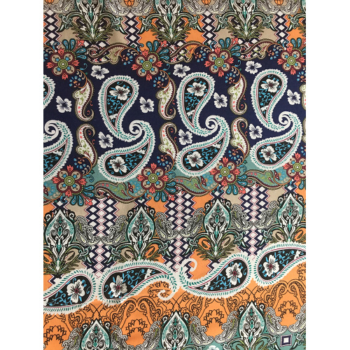 Paisley Design Rayon Challis 30S Printing Woven Fabric