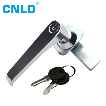 Lida A17-1-1 Bạc Kẽm Hợp kim chrome Tay xử lý cửa khóa bằng khóa với chìa khóa