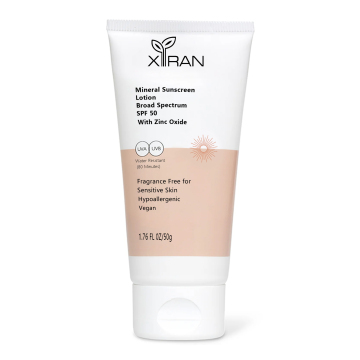 خاصية خاصة بأكسيد الزنك SPF 50 من الشمس المعدنية - مقاوم للماء ودليل على العرق