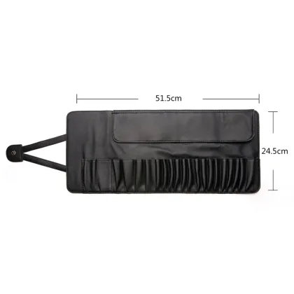 PU Leathe Cosmetic Makeup Bag Brush Organizer