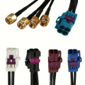 Mini Fakra Female to SMA Male Plug 4in1
