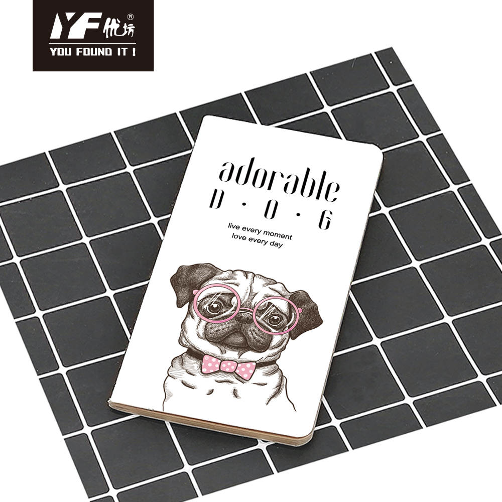 Cahier de couture simple mignon de style chien adorableok