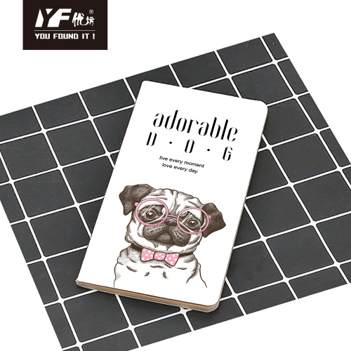 Simpatico quaderno da cucito singolo adorabile stile cane