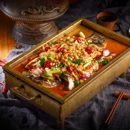 Tianchu Garlic Flavor Spicy Fish Seasoning Condiment Sauce