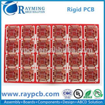 Red Soldermask Panel pcb For Medical