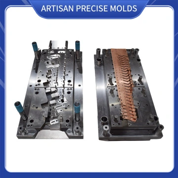 continuous die for electric vehicle copper bar