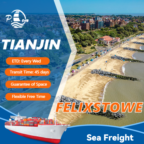 Frete marítimo de Tianjin a Felixstowe