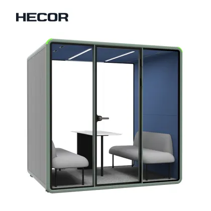 Wellness-Focused Booth for Four