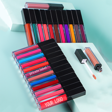 Private Label Vegan Matte Liquid Lipstick - Factory Wholesale Waterproof Organic Lipgloss with 49 Colors and MSDS