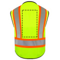 Gilet de sécurité à imprimé logo pour la construction avec poche