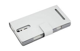 Waterproof Wallet Style Sony Xperia Leather Case , Genuine